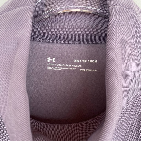 SALE 🛍️ UNDER ARMOUR Fleece lined Mock Neck Mirage Pullover Womens size XS - Picture 6 of 10